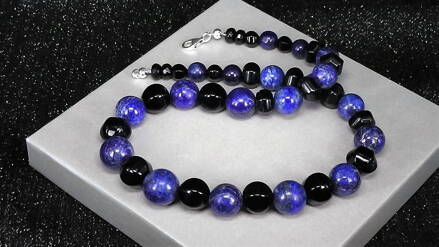 Náhrdelník lapis lazuli